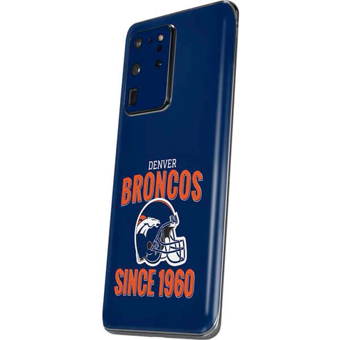 NFL Denver Broncos Helmet Galaxy S20 Ultra 5G Skin
